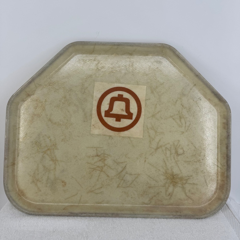 Vtg Si-Lite Pacific Bell Logo Serving Cafeteria Tray Home‎ Decor Kitchen Diner